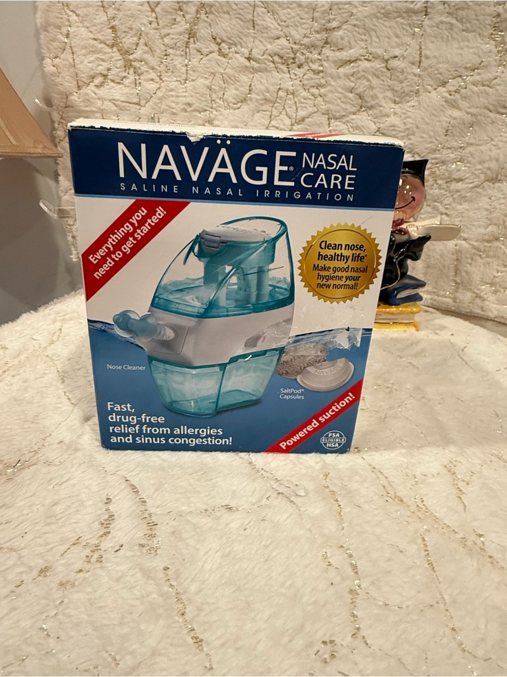 Naväge Nasal Care Saline Irrigation - White & Teal